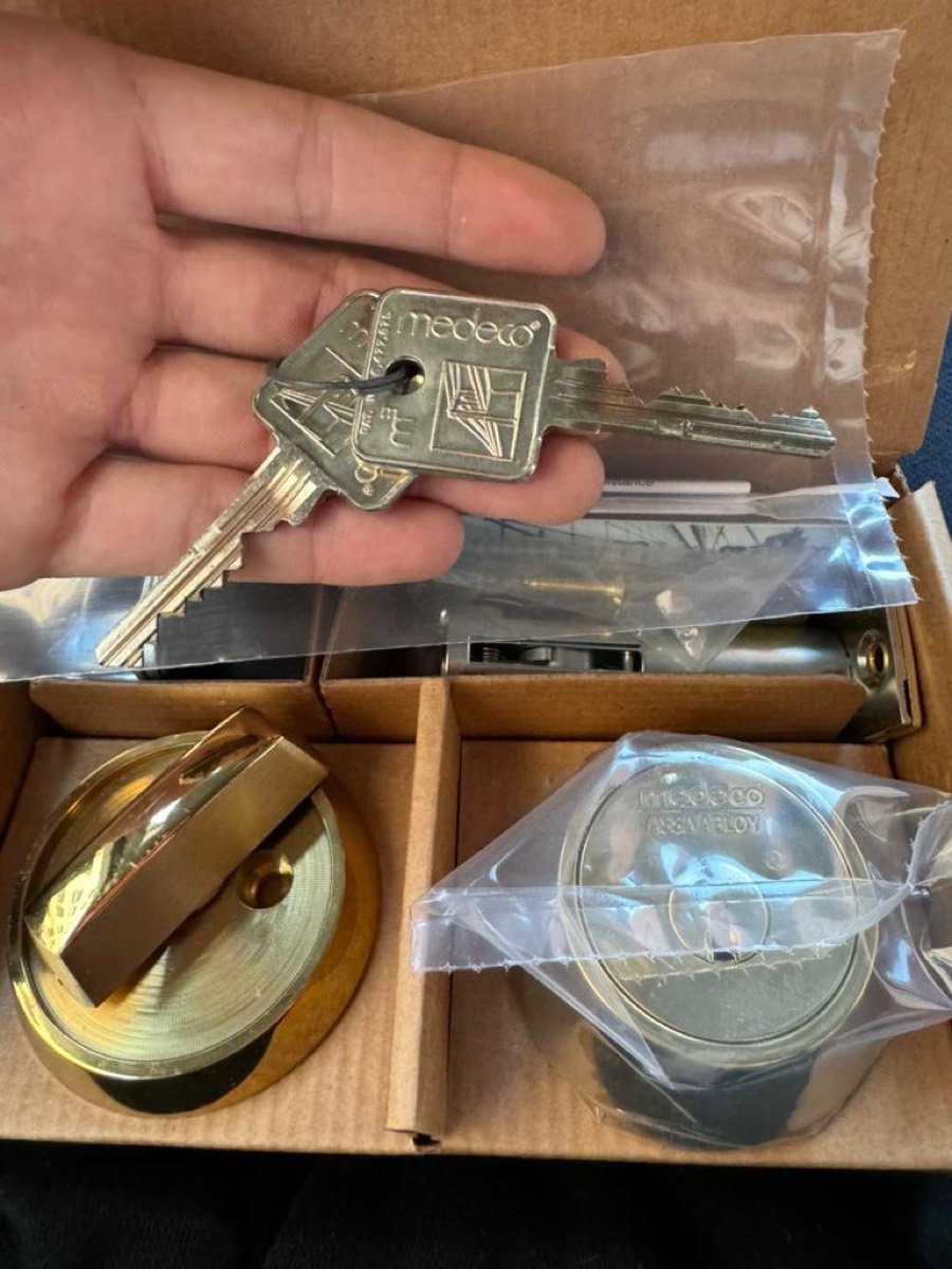 Restricted-key cylinders and keys unpacked at a job